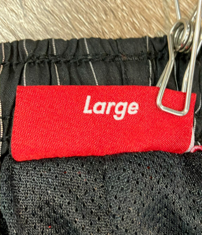 Supreme トラックパンツ reflective pinstripe track pant メンズ SIZE L シュプリーム