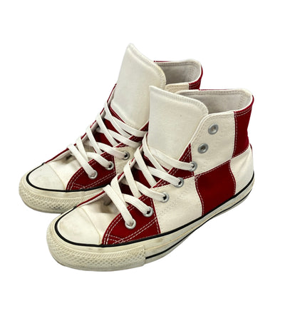訳あり CONVERSE ハイカットスニーカー 市松模様 レディース SIZE 24.0 (L) コンバース