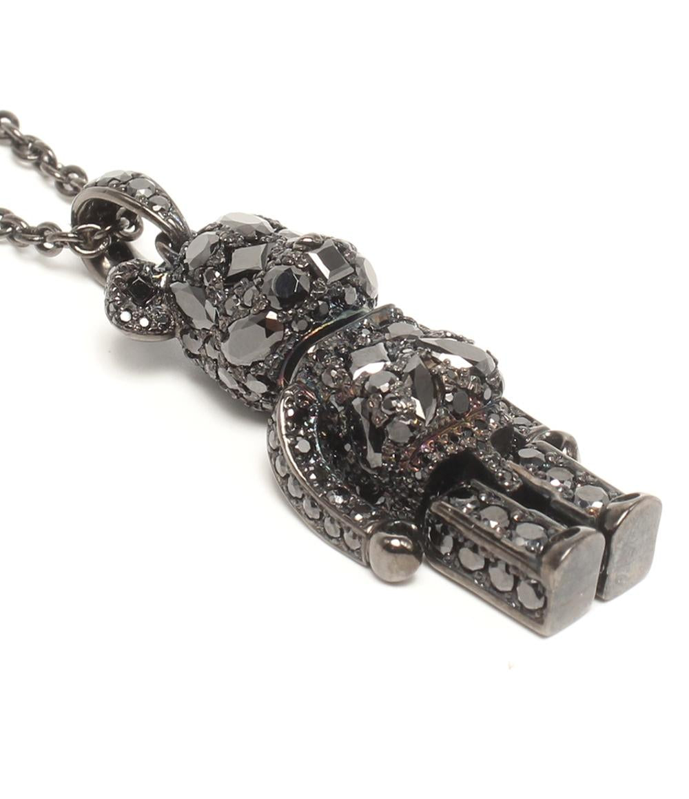 美品 Velvet Lounge ベアブリック ネックレス SV925 ベアモチーフ クマモチーフ STARDUST ユニセックス ヴェルヴェットラウンジ