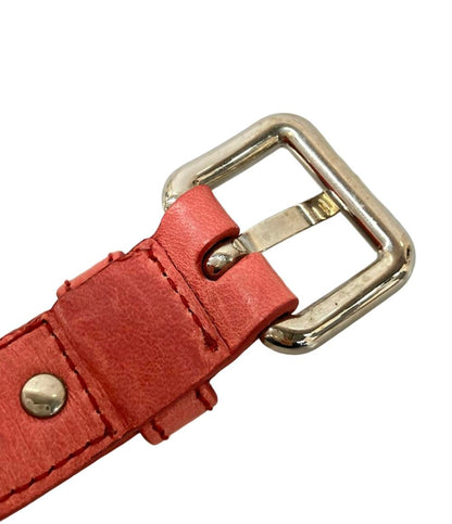 ミュウ ミュウ レザーブレスレット スタッズ付き レディース Miu Miu