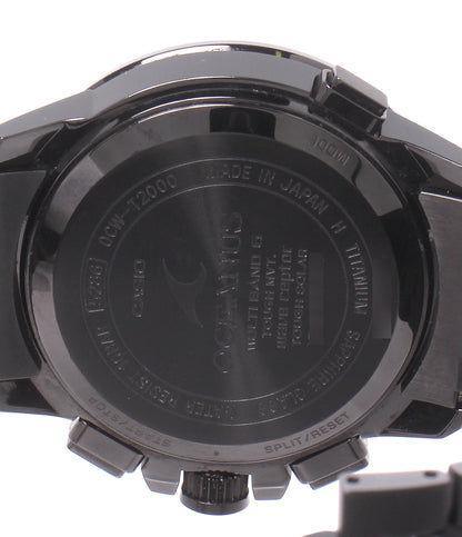 CASIO 腕時計 オシアナス OCEANUS ソーラー電波 ブラック OCW-T2000 メンズ カシオ