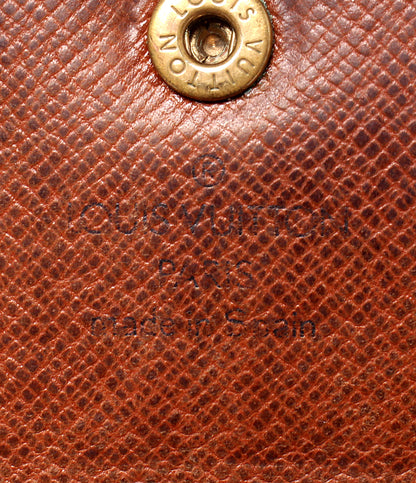 訳あり LOUIS VUITTON 二つ折り財布 ポルトモネ ジップ モノグラム M61735 レディース メンズ ルイ・ヴィトン