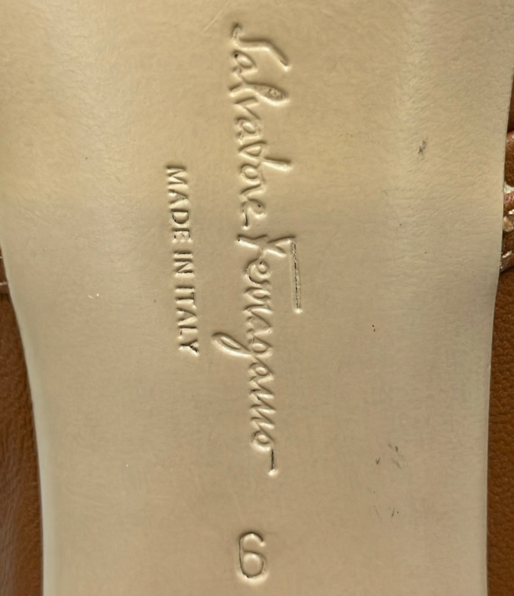 Salvatore Ferragamo ヴァラ チェーンサンダル レディース SIZE US 6 サルヴァトーレフェラガモ