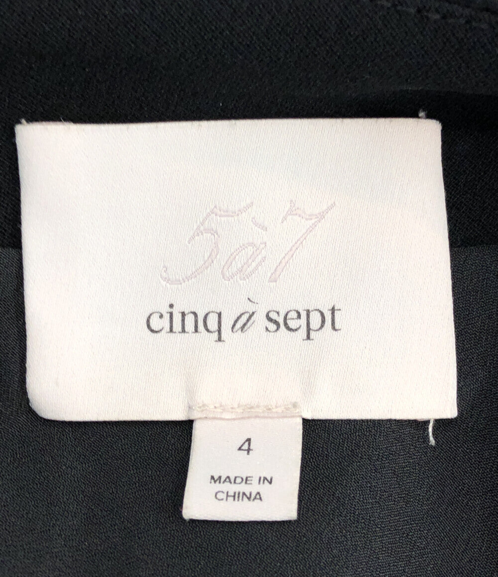 美品 ワンショルダーワンピース      レディース SIZE ４ (XL以上) Cinq a Sept