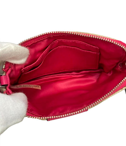 美品 コーチ ポーチ シグネチャー レディース COACH