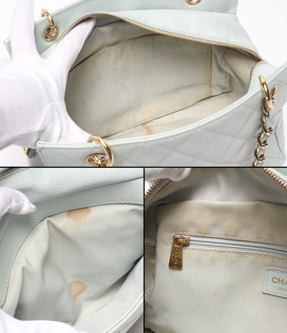 CHANEL チェーントートバッグ ショルダーバッグ 肩掛け ゴールド金具 マトラッセ ココマーク 7番台 レディース シャネル