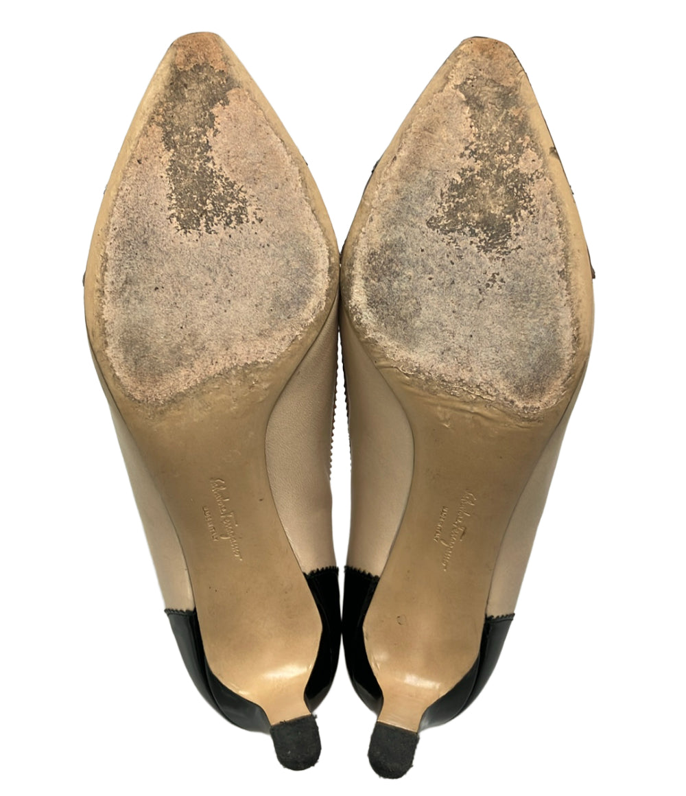 Salvatore Ferragamo ポインテッドトゥパンプス レディース SIZE 6 1/2 サルヴァトーレフェラガモ