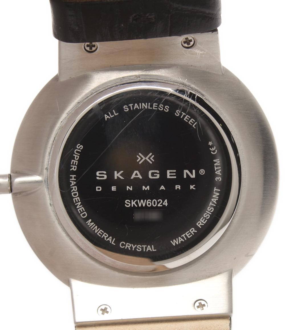 スカーゲン 腕時計 クオーツ ホワイト SKW6024 メンズ SKAGEN
