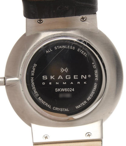 スカーゲン 腕時計 クオーツ ホワイト SKW6024 メンズ SKAGEN