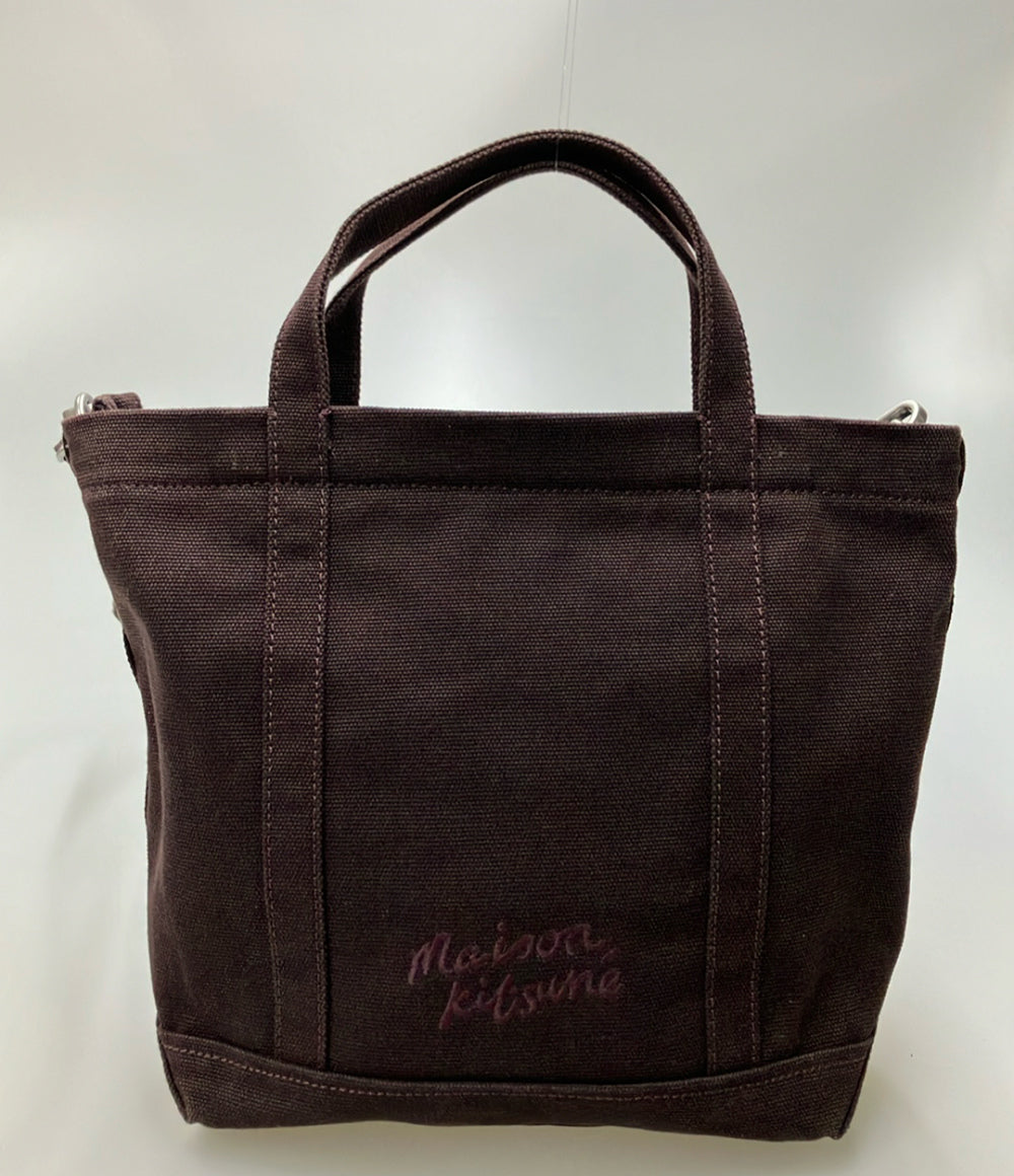 MAISON KITSUNE トートバッグ ショルダーバッグ 2WAY 斜め掛け レディース メゾンキツネ