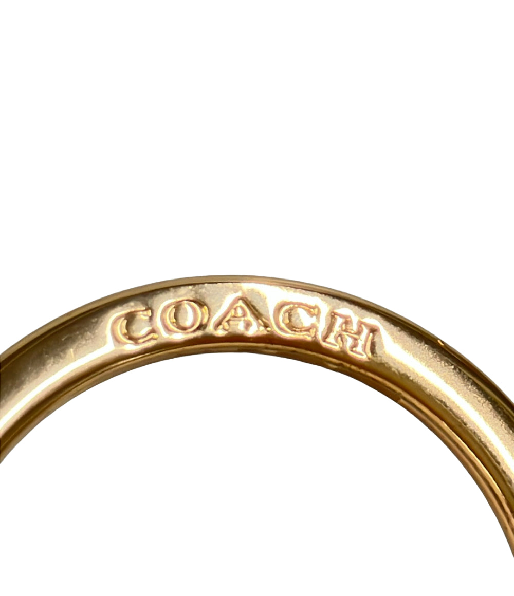 美品 COACH コインケース バッグチャーム シグネチャー 89987 レディース コーチ