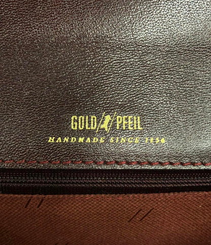 GOLD PFEIL ショルダーバッグ 斜め掛け レザー レディース ゴールドファイル