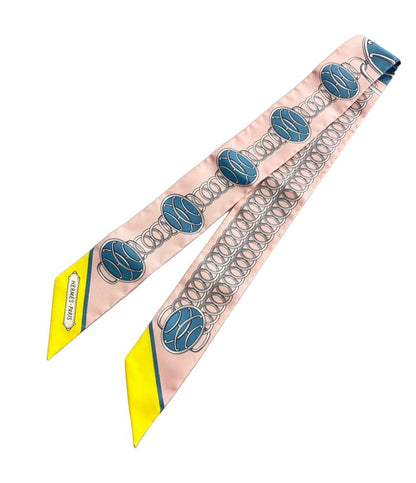 美品 エルメス ツイリースカーフ シルク100% レディース HERMES