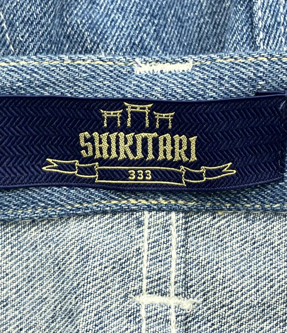 美品 シキタリ 切替デニムパンツ メンズ SIZE L (L) SHIKITARI