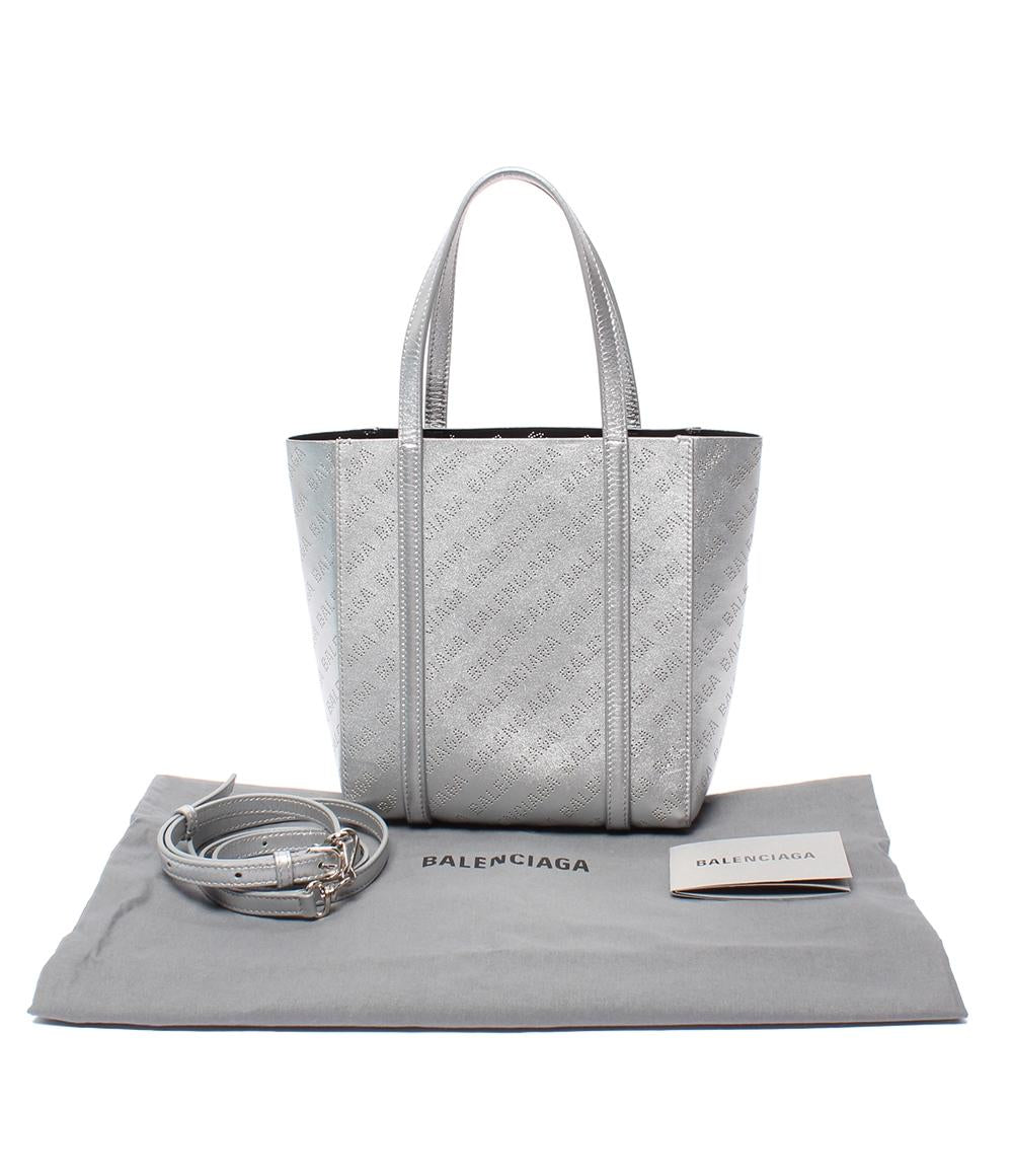 BALENCIAGA 2WAYハンドバッグ ショルダーバッグ 斜め掛け エブリデイトート パンチング 551815 8117 バレンシアガ