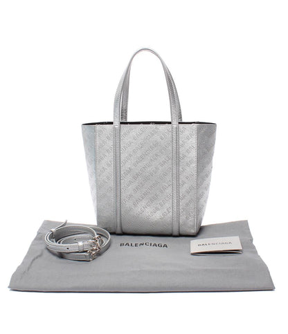 BALENCIAGA 2WAYハンドバッグ ショルダーバッグ 斜め掛け エブリデイトート パンチング 551815 8117 バレンシアガ