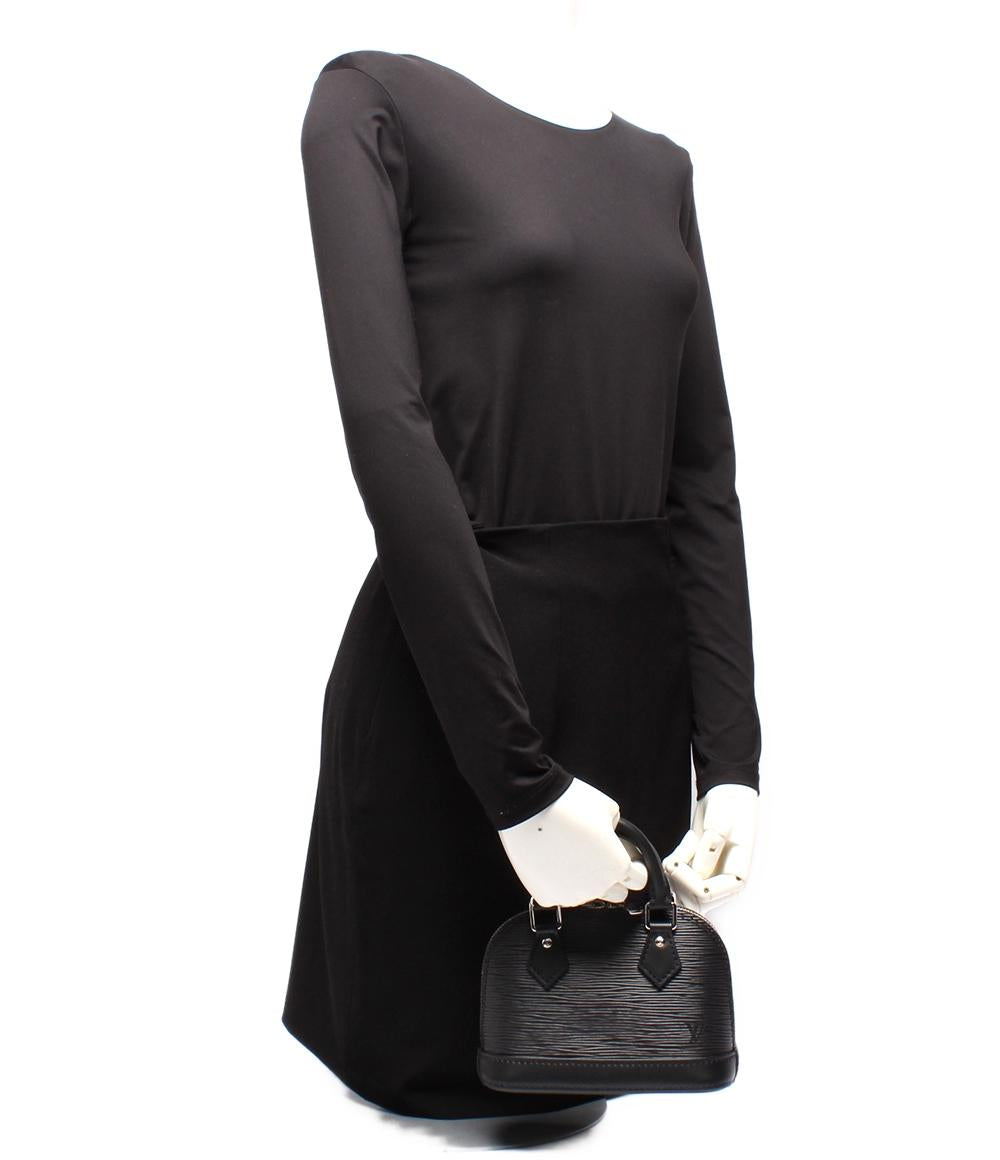 美品 LOUIS VUITTON ハンドバッグ ショルダーバッグ 斜め掛け ナノ アルマ  エピ M81945 レディース ルイ・ヴィトン