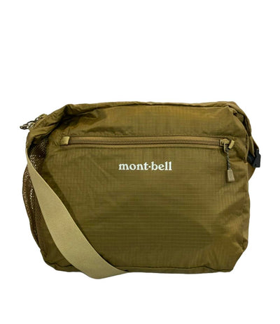 美品 モンベル ショルダーバッグ 斜め掛け 折り畳み レディース mont-bell