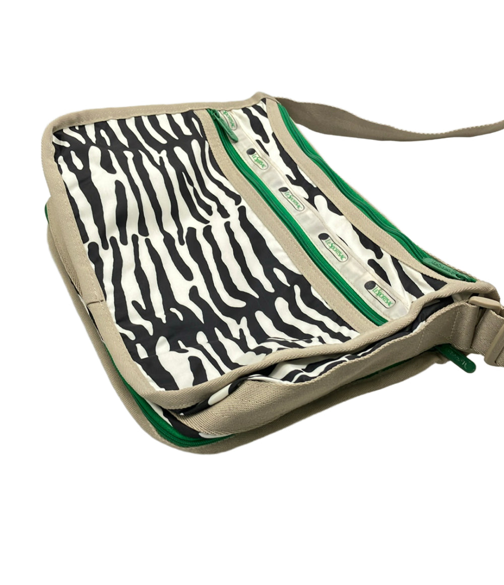 LeSportsac MUVEIL ショルダーバッグ 斜め掛け ゼブラ柄 シマウマ柄 レディース レスポートサック ミュベール