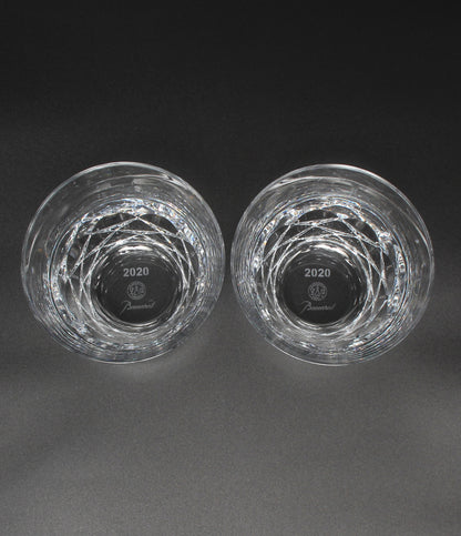 美品 Baccarat イヤータンブラー グラス 2点セット ペア 2020 ブラーヴァ バカラ