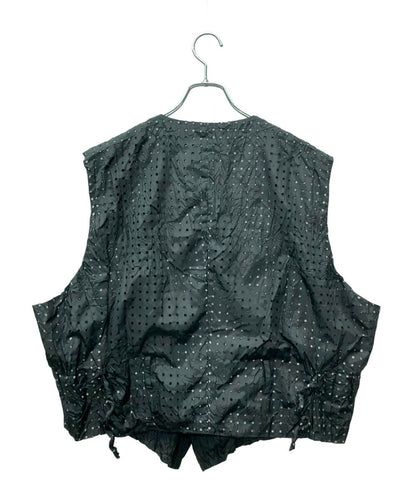 ISSEY MIYAKE MEN パンチング加工 ジレ メンズ SIZE M イッセイミヤケ メン