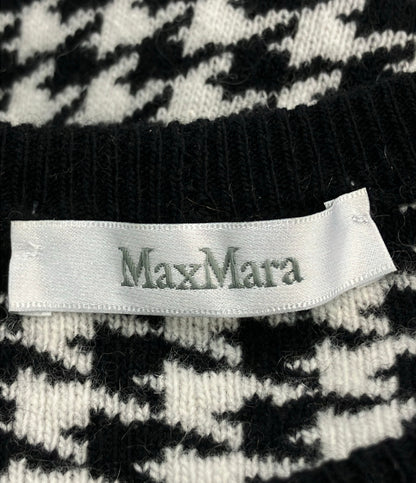 MAX MARA ニットワンピース 千鳥格子柄 レディース SIZE S マックスマーラ