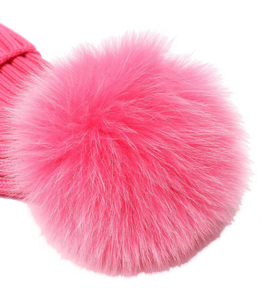 美品 MONCLER ニット帽 レディース モンクレール