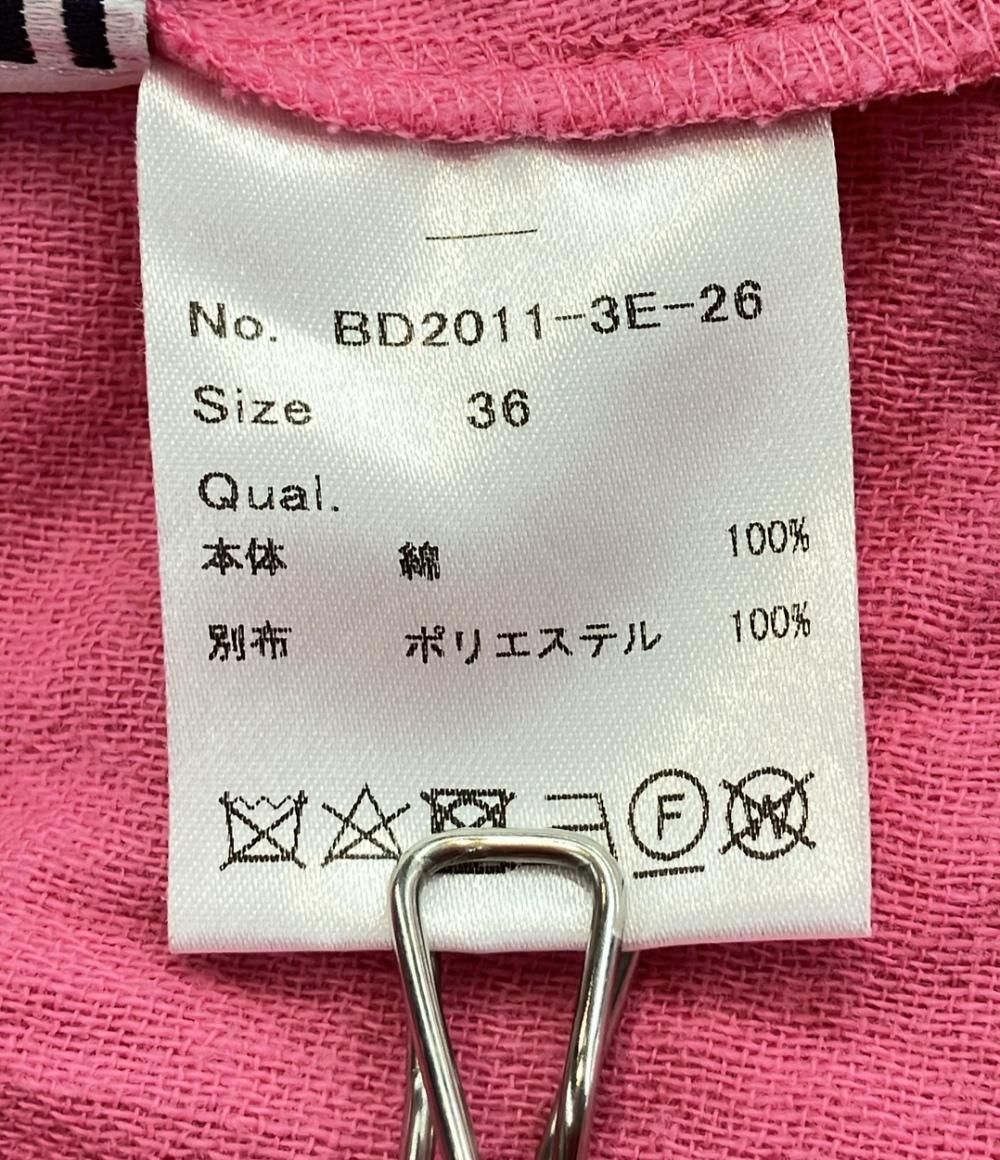 ボーダーズアットバルコニー 半袖ワンピース レディース SIZE 36 (XS) BORDRES at BALCONY