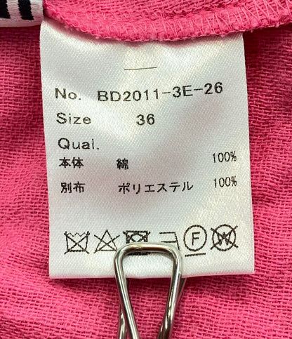 ボーダーズアットバルコニー 半袖ワンピース レディース SIZE 36 (XS) BORDRES at BALCONY