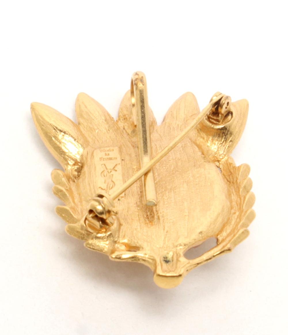 YVES SAINT LAURENT ブローチ パイナップルモチーフ レディース イヴ・サンローラン