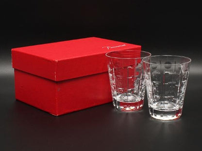 美品 Baccarat グラス タンブラー 2点セット ペア エキノックス バカラ