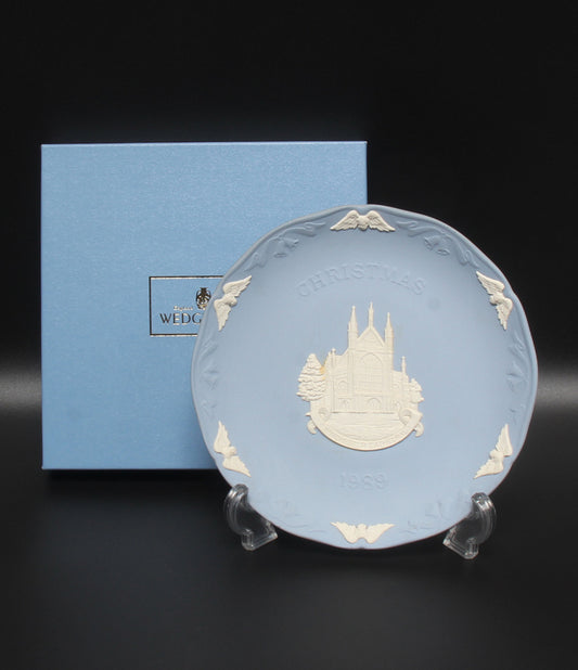 WEDGWOOD クリスマスプレート 飾り皿 18cm 1989 ウェッジウッド