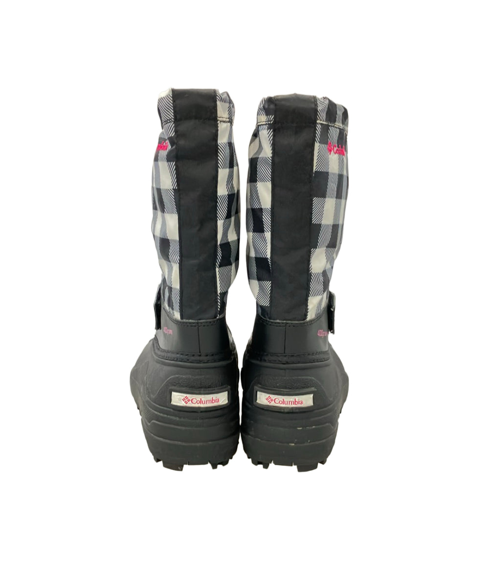 Columbia スノーブーツ 防寒 ギンガムチェック柄 BY1311-010 キッズ SIZE 22.0 コロンビア