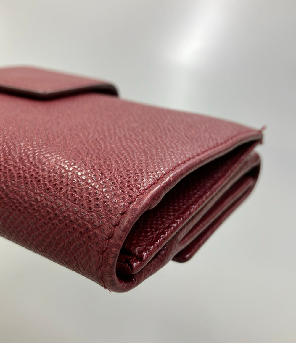 BVLGARI ダブルホック 二つ折り長財布 レザー レディース ブルガリ