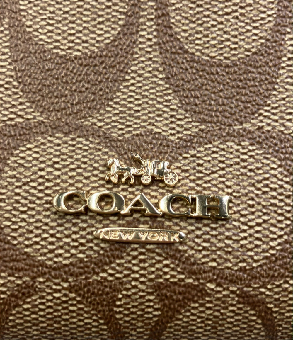 COACH L字ファスナー長財布 PVC レザー シグネチャー C5576 レディース コーチ