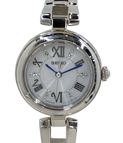 SEIKO 腕時計 ソーラー V117-0CT0 レディース セイコー