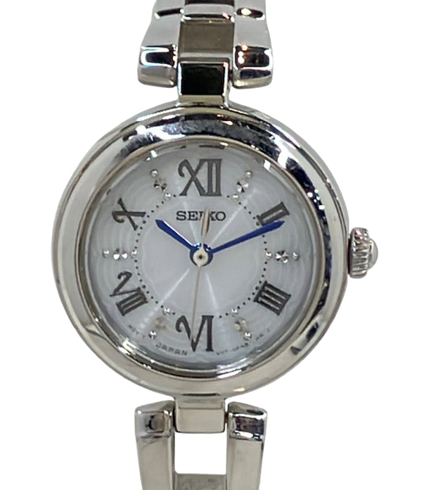 【新品未使用】SEIKO セイコー ソーラー V117-0CT0 箱付 稼働品 SEIKO 腕時計 ソーラー V117-0CT0 レディース セイコー – Rehello by