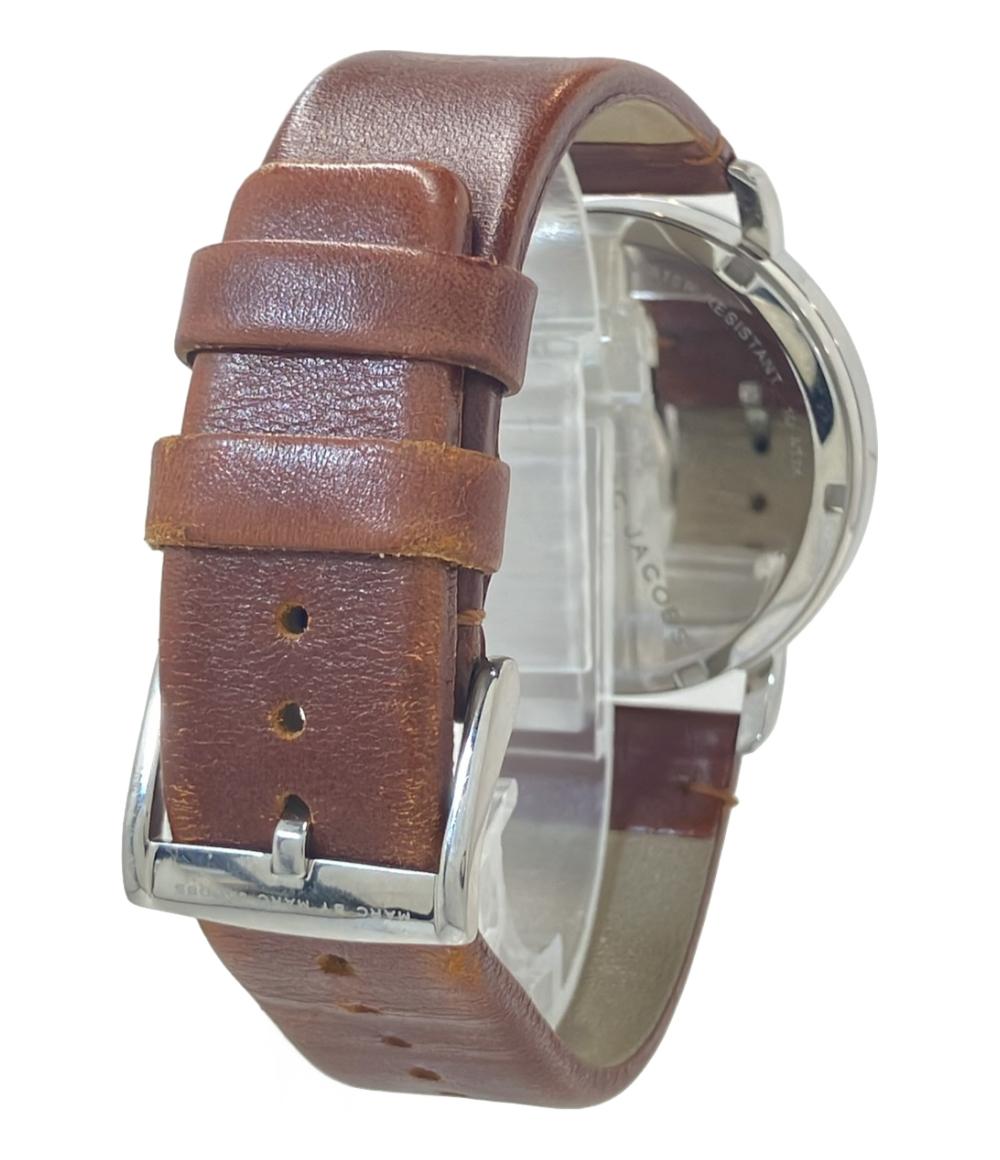 マークバイマークジェイコブス 腕時計 クオーツ シルバー MBM5080 メンズ MARC BY MARC JACOBS