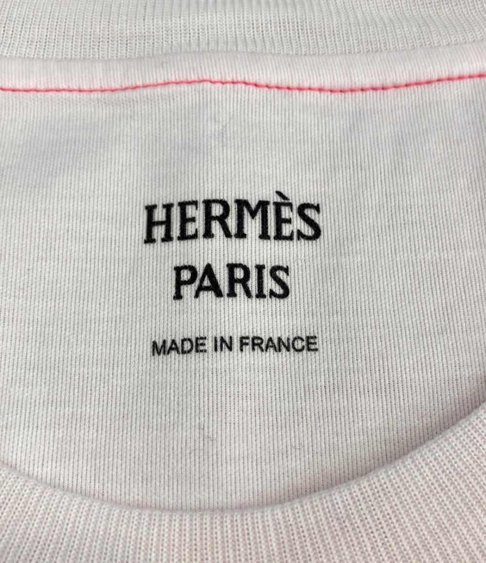 HERMES 半袖Tシャツ クールネック JUNGLE LOVE 2022年秋冬 レディース SIZE 34 (S) エルメス