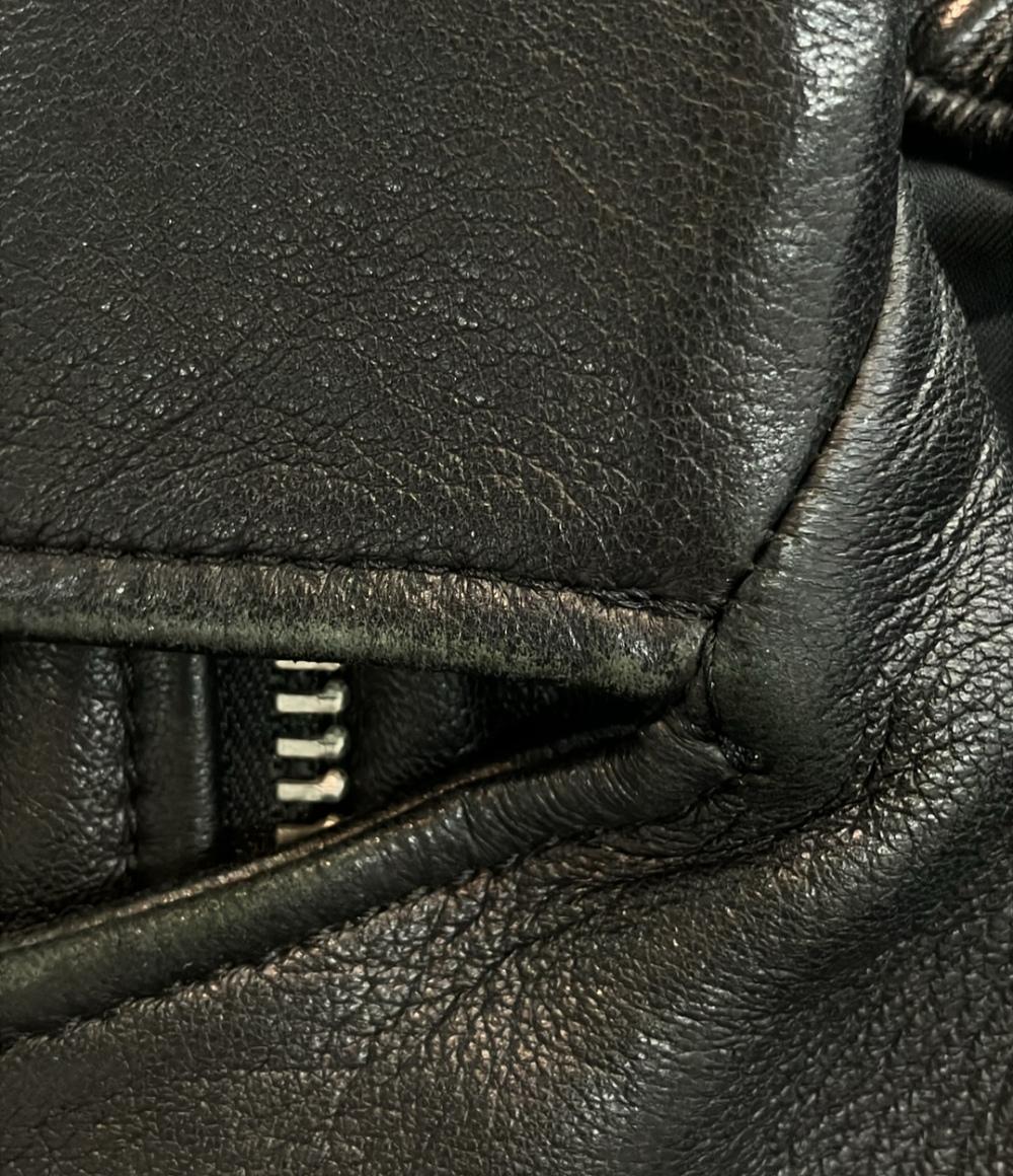 ACNE STUDIOS レザー ダブル ライダースジャケット NATE CLEAN 2AG156 メンズ SIZE 44 アクネ ストゥディオズ