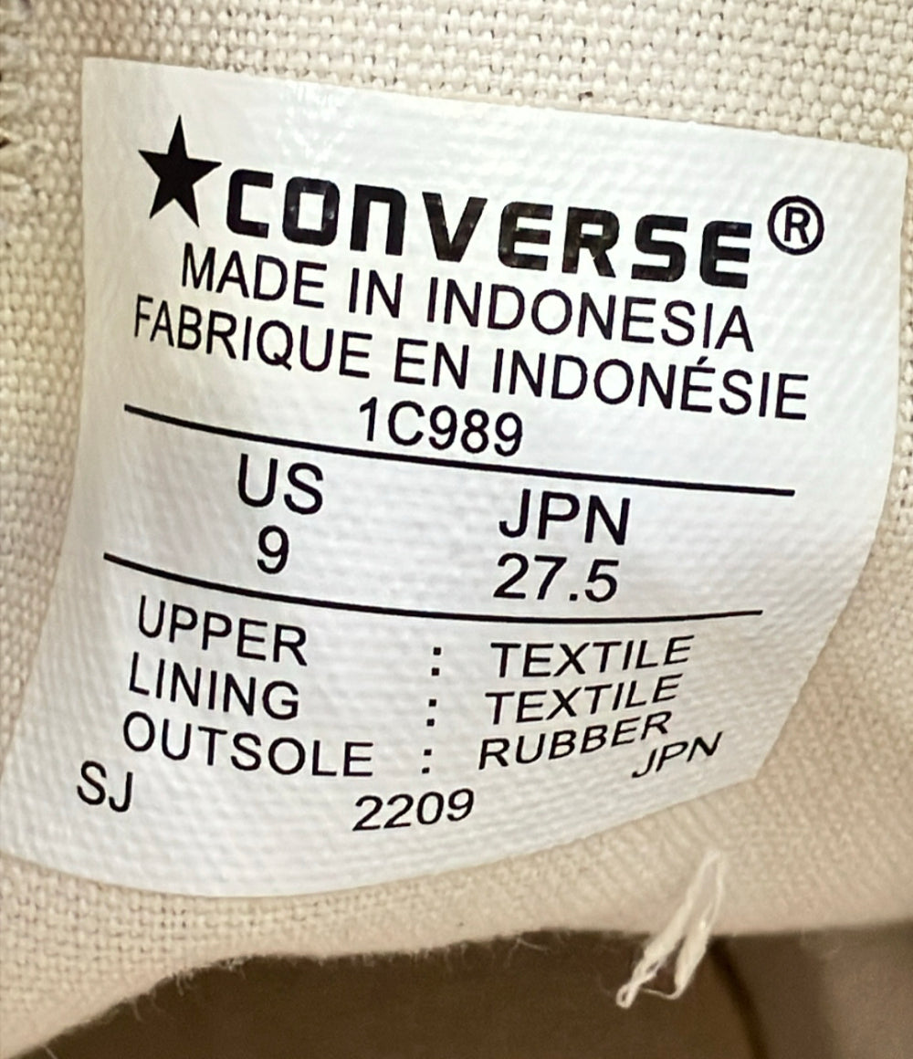 美品 CONVERSE ローカットスニーカー メンズ SIZE 27.5 コンバース