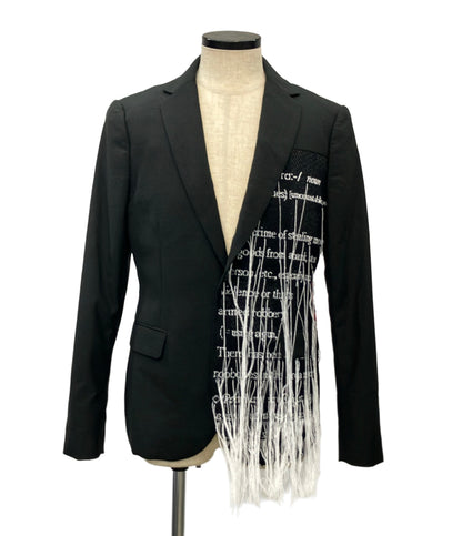 yoshio kubo テーラードジャケット タグ付き 24AW JACQUARD JACKET YKS19703-B メンズ SIZE 2 (M) ヨシオクボ