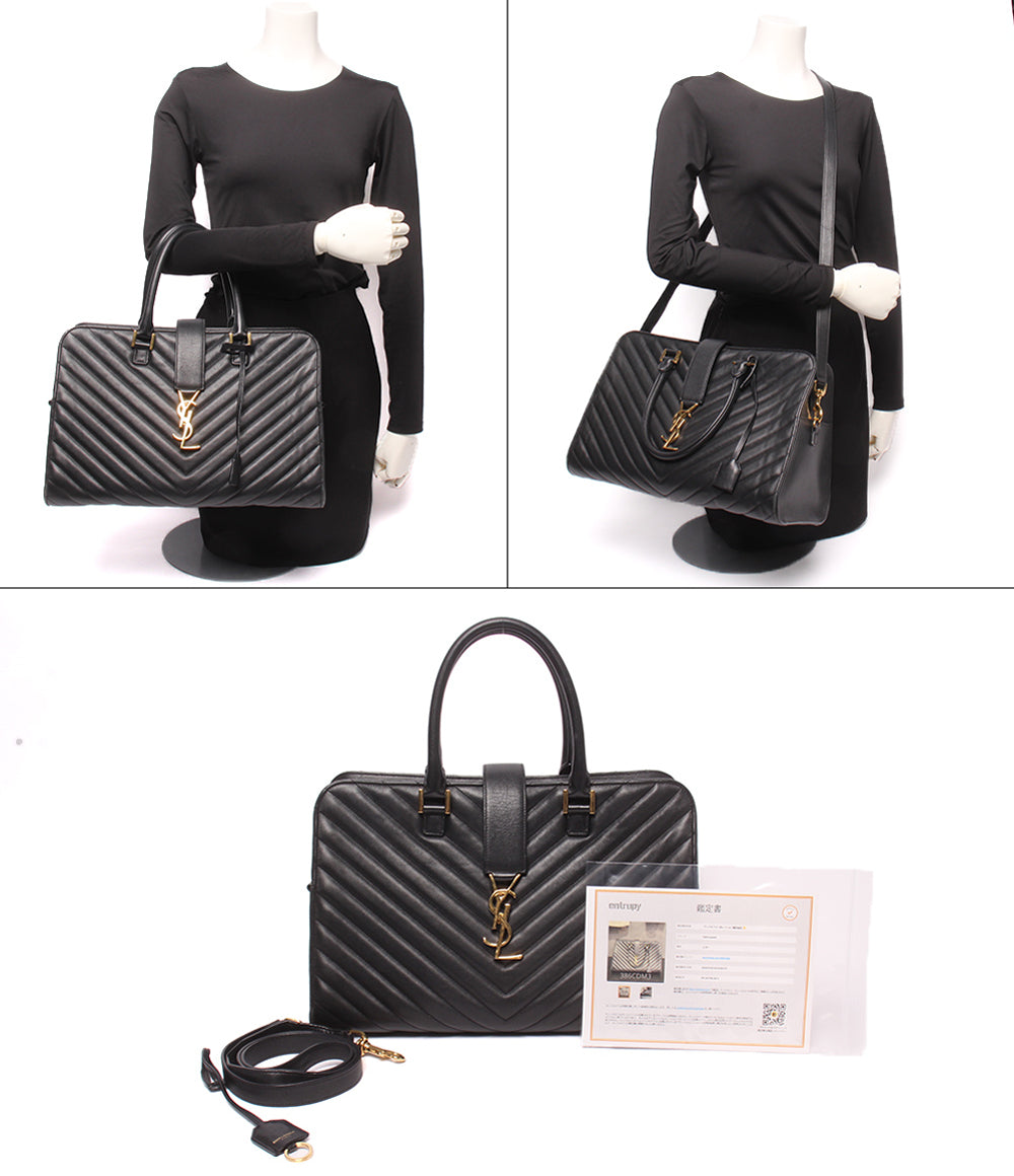 SAINT LAURENT 2WAY ハンドバッグ トートバッグ ショルダーバッグ 斜め掛け モノグラム カバス レディース サンローラン