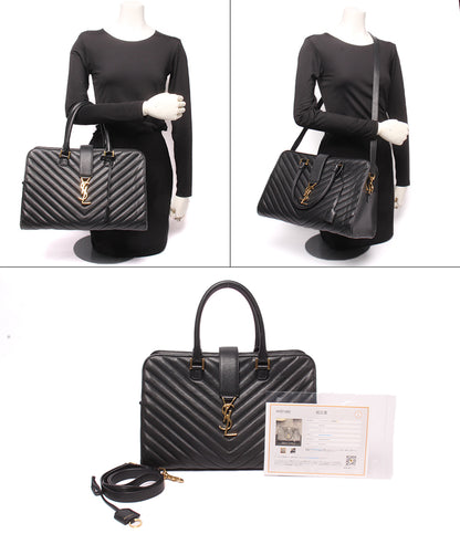 SAINT LAURENT 2WAY ハンドバッグ トートバッグ ショルダーバッグ 斜め掛け モノグラム カバス レディース サンローラン