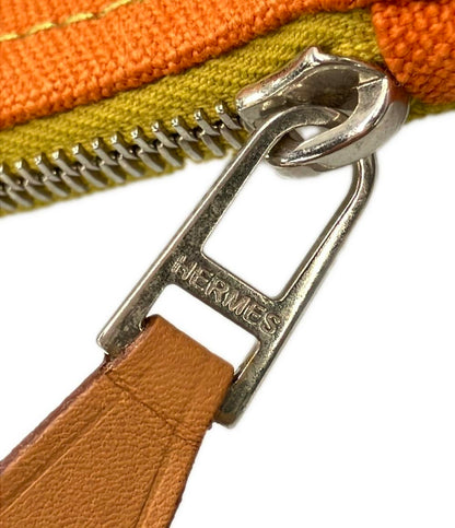 美品 エルメス ポーチ シルバー金具 ボラボラポーチMM レディース HERMES