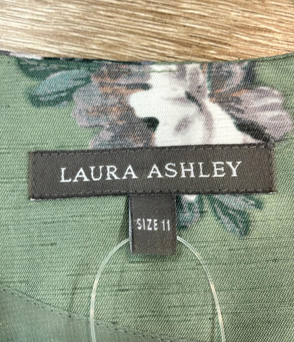 ローラアシュレイ 長袖ワンピース 花柄 レディース SIZE 11 (M) Laura Ashley