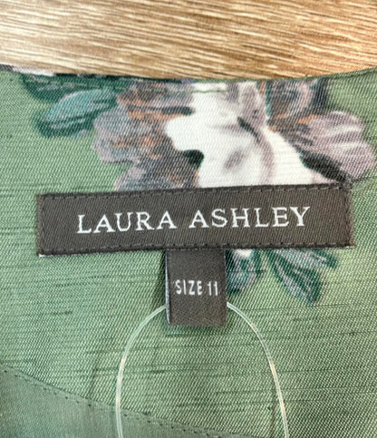 ローラアシュレイ 長袖ワンピース 花柄 レディース SIZE 11 (M) Laura Ashley
