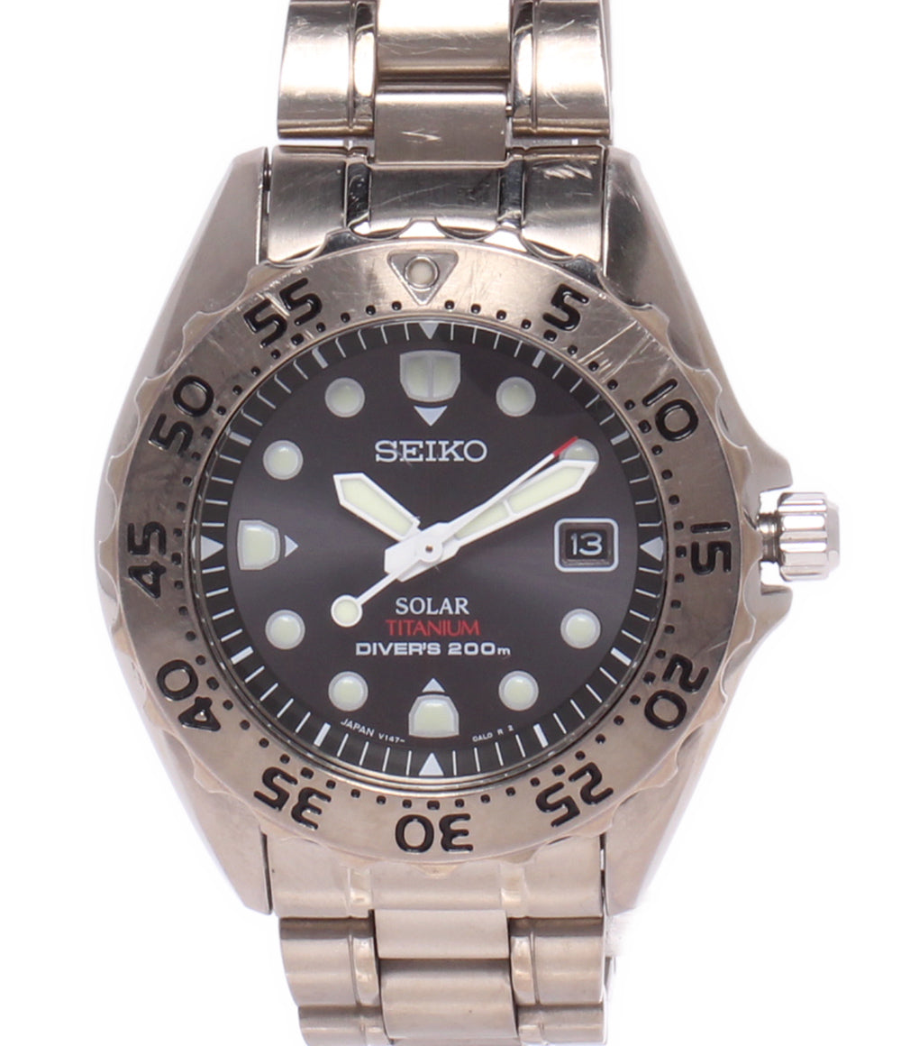 SEIKO 腕時計 PROSPEX プロスペックス ソーラー ブラック SBDN013 メンズ セイコー