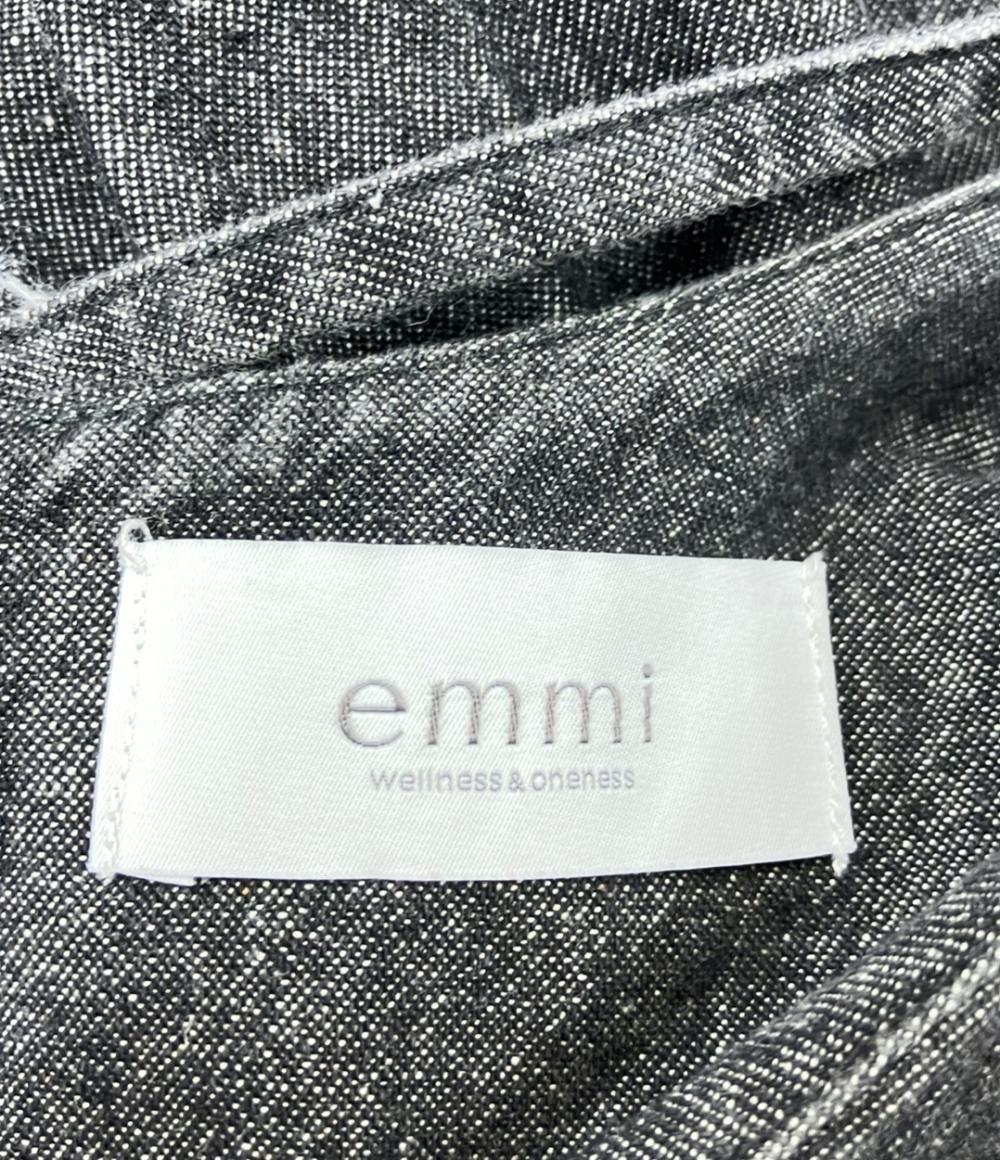 美品 エミ シャンブレー長袖ロングワンピース レディース SIZE 1 (S) emmi