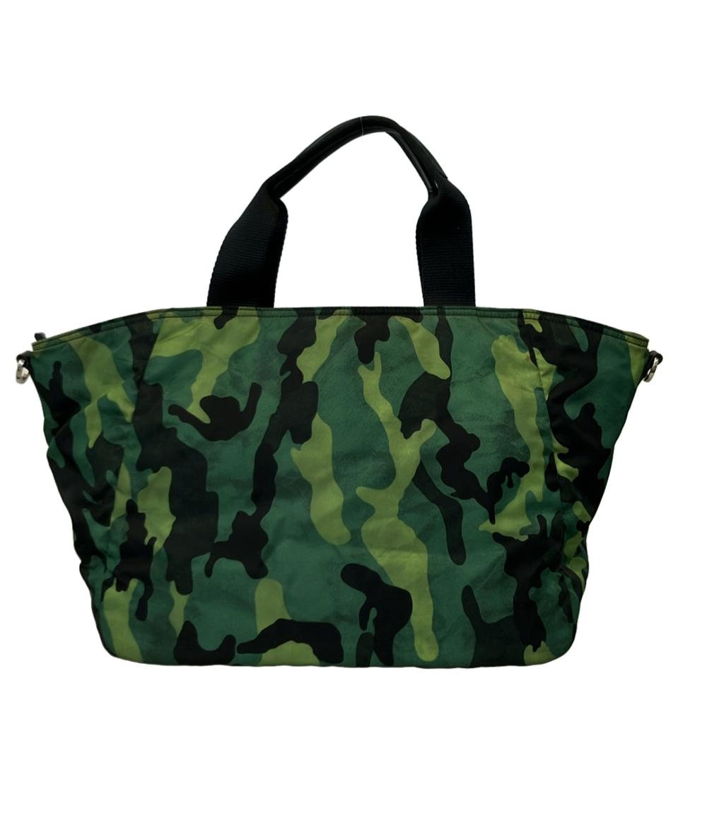 PRADA 2wayトートバッグ ショルダーバッグ 迷彩柄 レディース プラダ